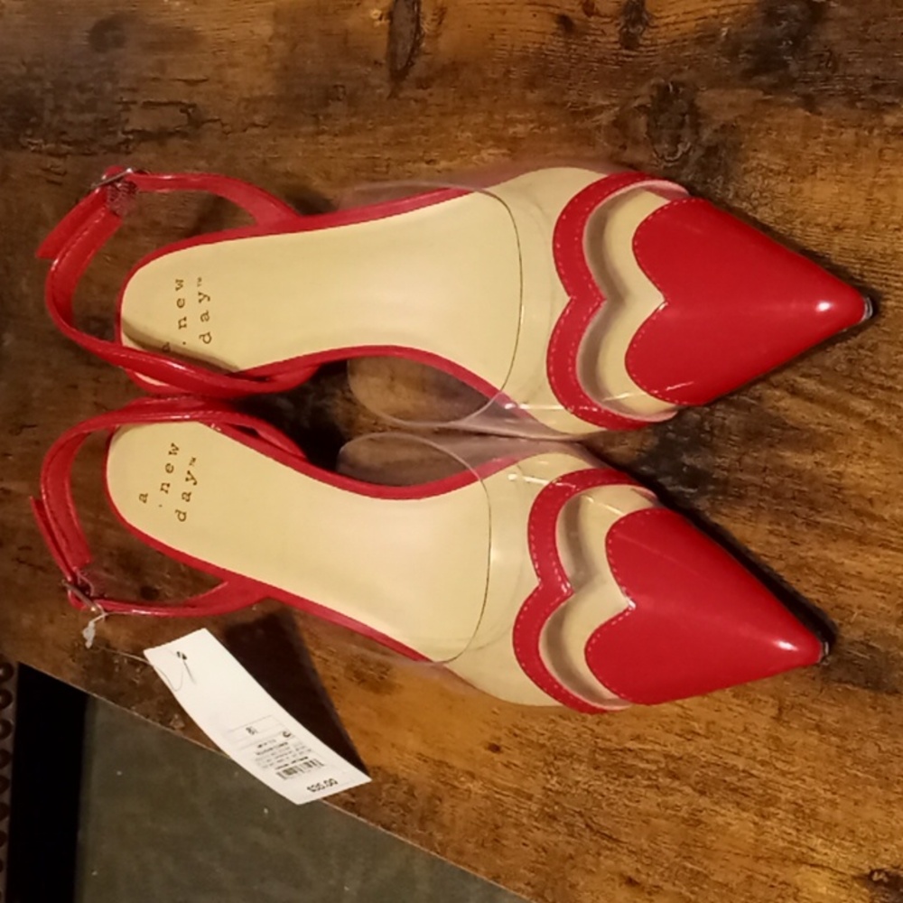 NWT sexy Red A New Day Multiple Sized Stunning Kitten 2" Heels - Picture 4 of 13